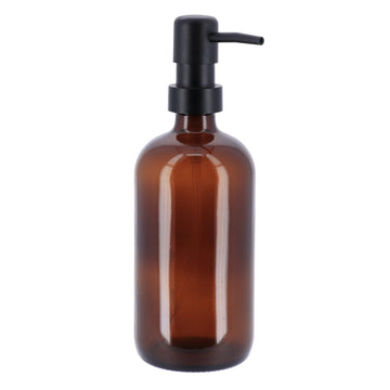 Dispenser Rotund pentru Săpun 500 ml - Amber