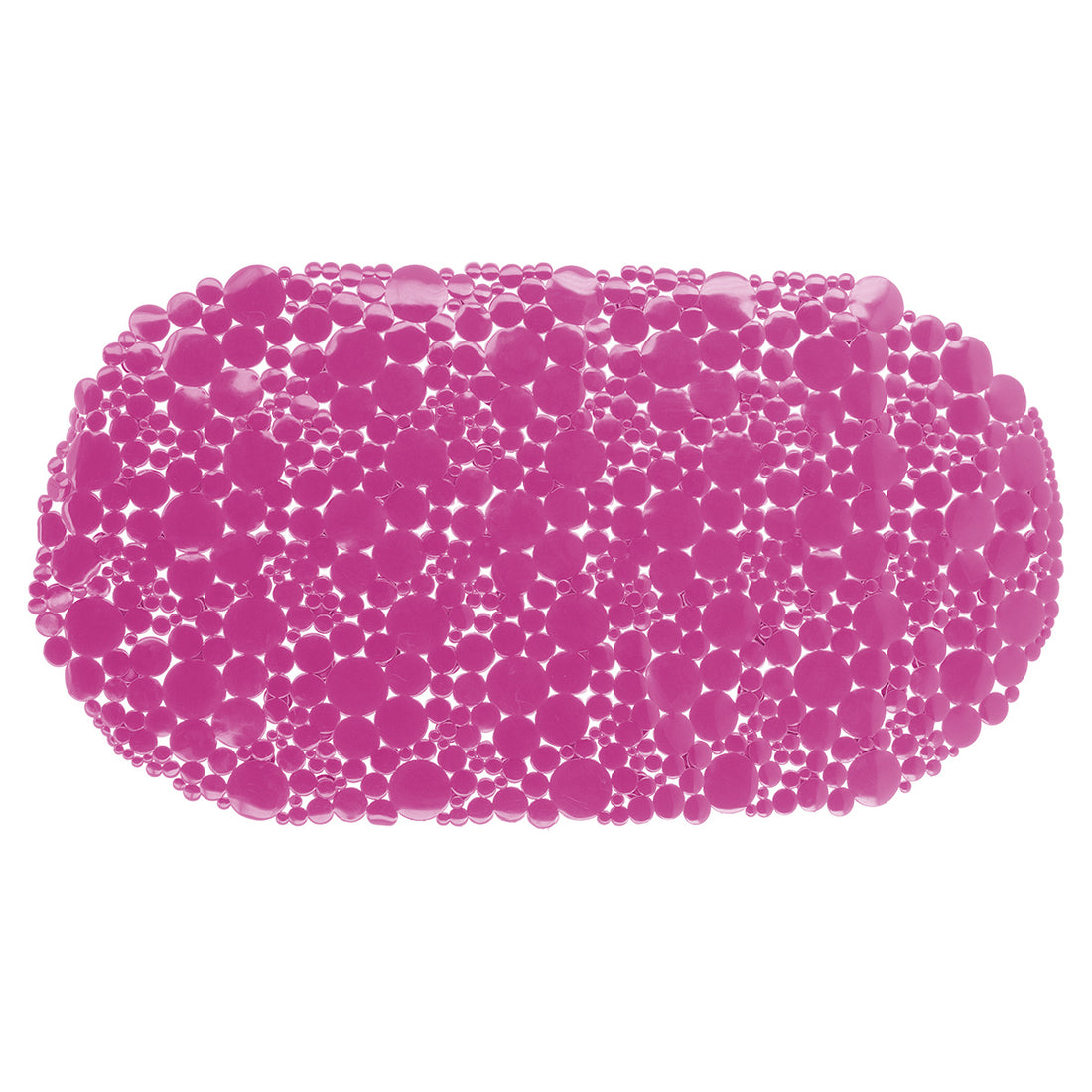 Covoraș de Baie din PVC 69x36 cm cu Bule - Fuchsia