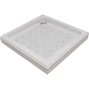 Covoraș de Baie din PVC 50x50 cm cu Bule - Alb