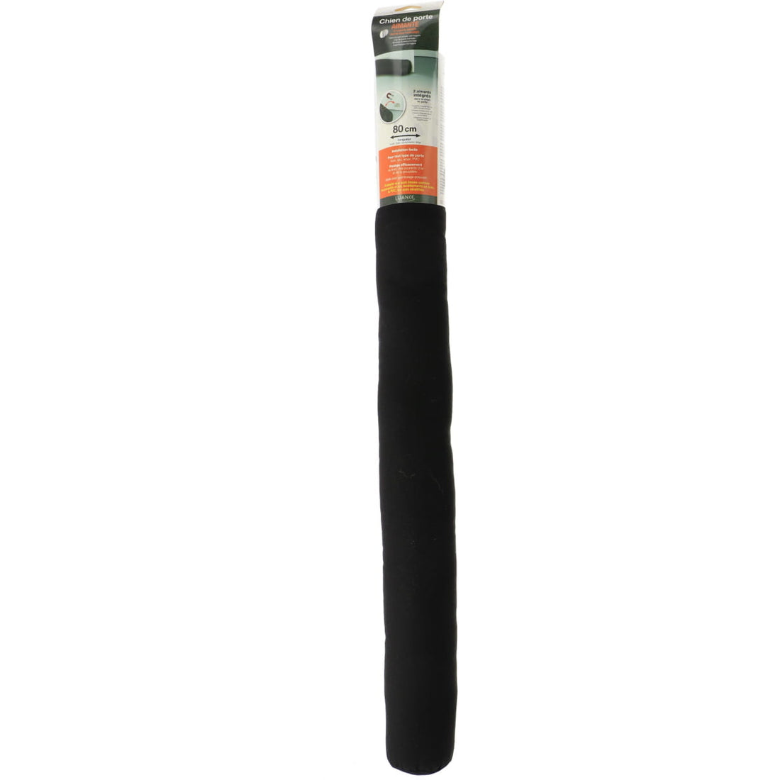 Izolator detașabil pentru ușă împotriva curentului cu magnet 80CM  - Negru