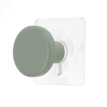 Suport pentru Prosop din Bambus D4,5 cm cu Autocolant - Khaki