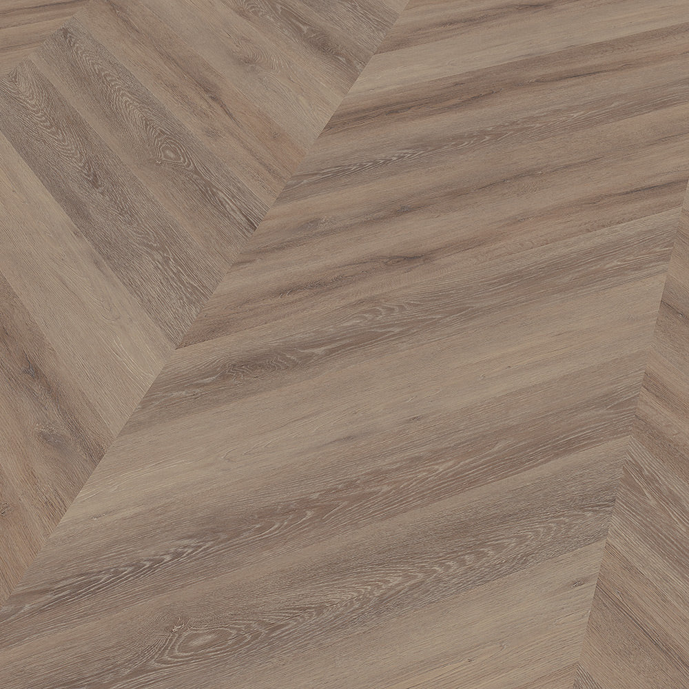 Parchet LVT Texturat 3 mm Cerused Oak Dark Natural - Chevron