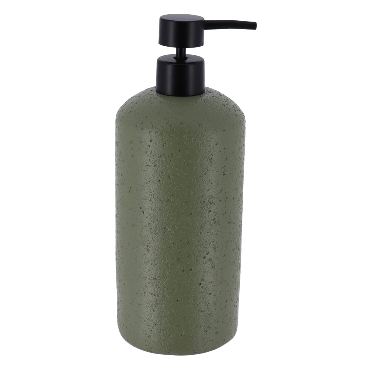 Dozator de Săpun din Polirasină cu Efect de Piatră 800 ml - Khaki