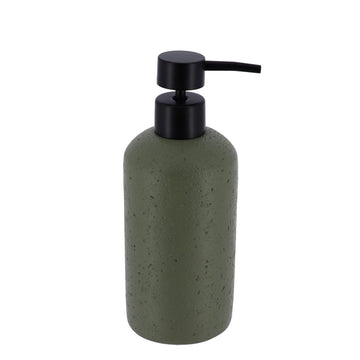 Dozator de Săpun din Polirasină cu Efect de Piatră 400 ml - Khaki