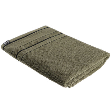 Prosop 70x130 cm 100% Bumbac - Khaki/Negru