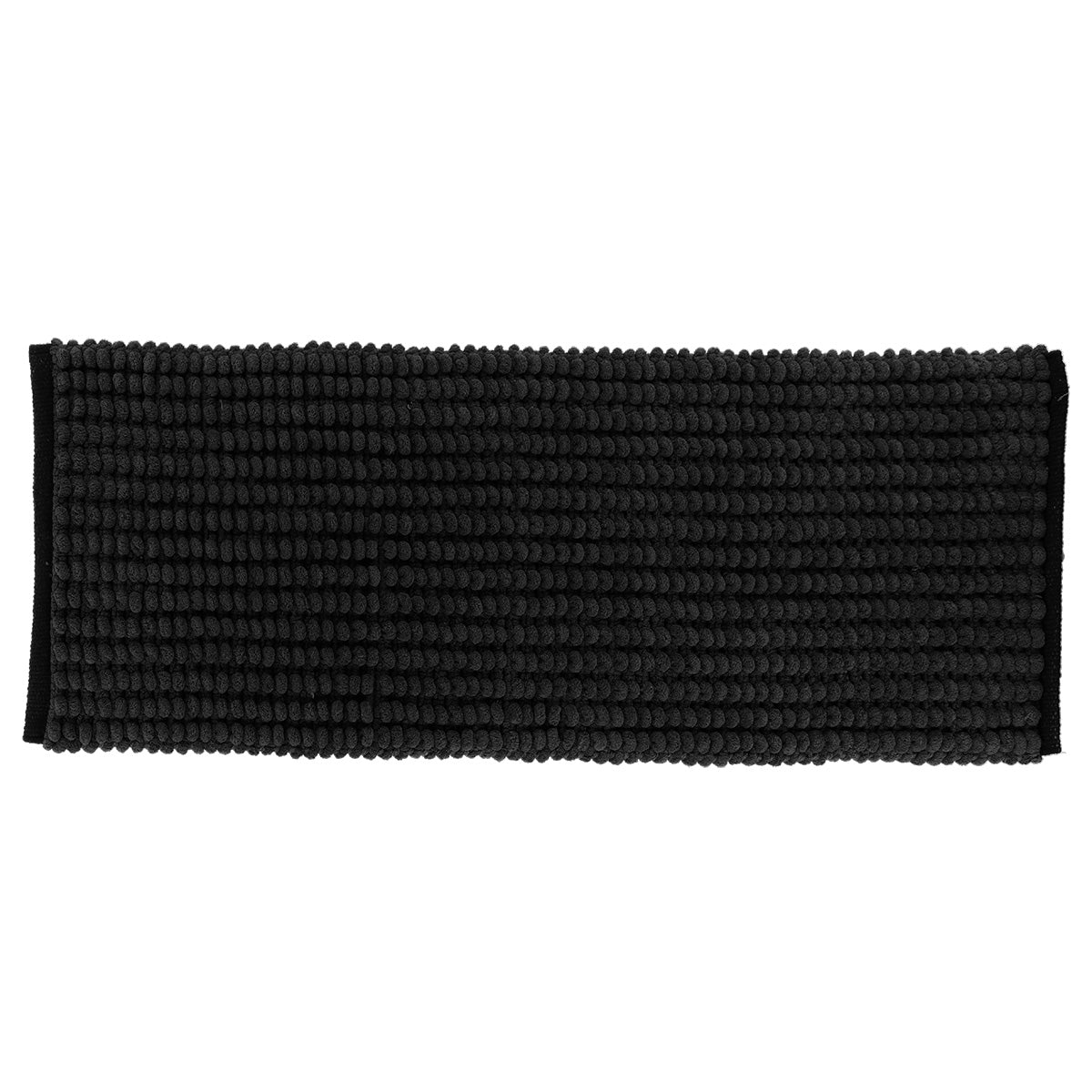 Covoraș Bicolor din Bumbac 45x120 CM - Negru